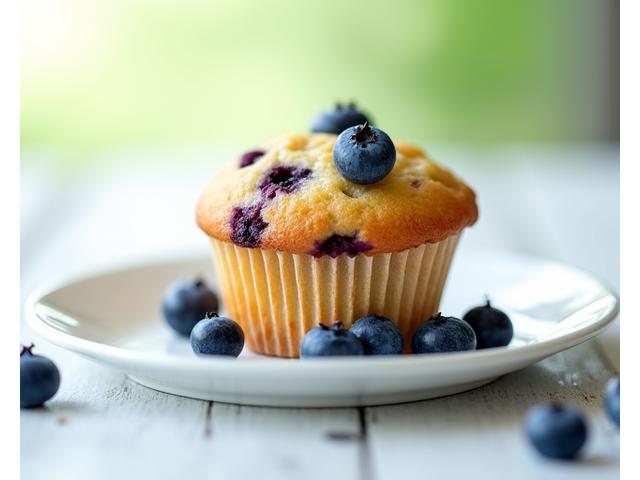 Fresh fruit muffin