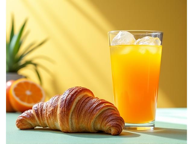 Croissant and Orange Juice pairing
