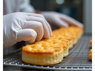 Quality control checking pastry