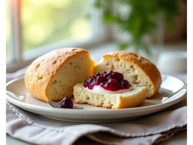 Scones with house-made jam